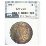 1884-O Morgan MS67 LISTS $2250