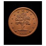 1863 Civil War Token UNC+