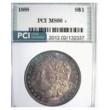 1888 Morgan MS66+ LISTS $950