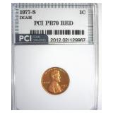 1977-S Cent PR70 DCAM RD LISTS $1800