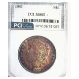 1885 Morgan MS65+ LISTS $500