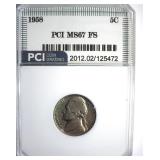 1958 Nickel MS67 FS LISTS $11000 IN 66+ FS