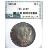1883-O Morgan MS67 LISTS $3500