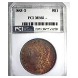 1883-O Morgan PCI MS65+ Wonderful Color
