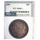 1898 Morgan PCI MS65+ Nice Color