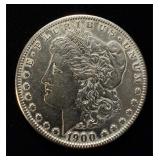 1900-S Morgan AU/UNC