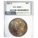 1881-S Morgan MS67+ LISTS $1800