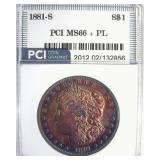1881-S Morgan MS66+ PL LISTS $1000