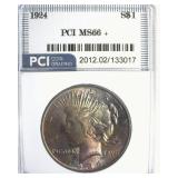 1924 Peace MS66+ LISTS $1700