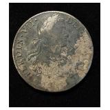 1811 8 Reales Silver Crown China Chopmarks