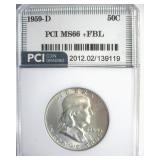 1959-D Franklin MS66+ FBL LISTS $950