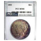 1922 Peace MS66 LISTS $600