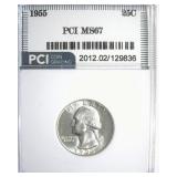 1955 Quarter MS67 LISTS $375