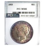 1923 Peace MS66 LISTS $500