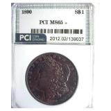 1890 Morgan MS65+ LISTS $2200