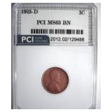 1925-D Cent MS63 BN LISTS $150