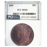 1886 Morgan MS68 LISTS $18500
