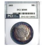 1922 Peace MS66 LISTS $600