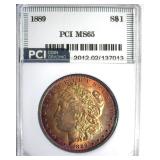1889 Morgan PCI MS65 Incredible Color