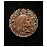 1863 Civil War Token UNC