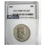 1961 Franklin PR69 DCAM LISTS $27000