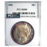 1922 Peace MS66 LISTS $600