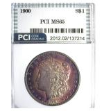 1900 Morgan PCI MS65 Wonderful Color