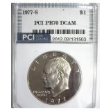 1977-S Ike PCI PR70 DCAM