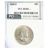 1949-S Franklin MS66+ LISTS $450