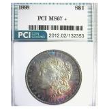 1888 Morgan MS67+ LISTS $25000