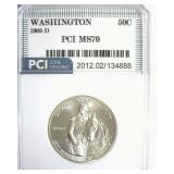 1982-D 50c Washington PCI MS70