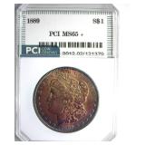 1889 Morgan MS65+ LISTS $475