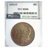 1878-CC Morgan MS66 LISTS $5750