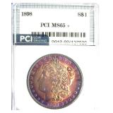 1898 Morgan PCI MS65+ Stunning Color