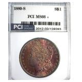 1880-S Morgan MS66+ LISTS $500