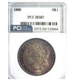 1900 Morgan MS67 LISTS $5000