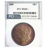 1896 Morgan PCI MS65+ Outstanding Color