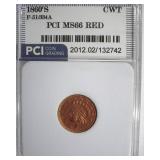 1860s CWT PCI MS66 RD F-51/334A