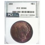 1922 Peace MS66 LISTS $600