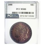 1886 Morgan MS66 LISTS $475