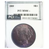 1922 Peace MS66+ LISTS $2500