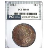 1881-S Morgan MS68 LISTS $5500