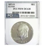 1971-S Silver Ike PR70 DCAM LISTS $475