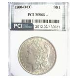 1900-O/CC Morgan MS65+ LISTS $3700