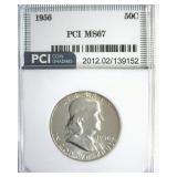 1956 Franklin MS67 LISTS $350