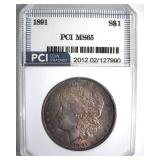 1891 Morgan MS65 LISTS $2400