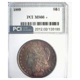 1889 Morgan MS66+ LISTS $3500