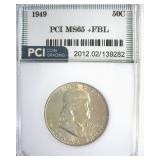 1949 Franklin MS65+ FBL LISTS $260