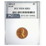 1974-S Cent PR70 DCAM RD LISTS $10000