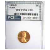 1982-S Cent PR70 DCAM RD LISTS $1800
